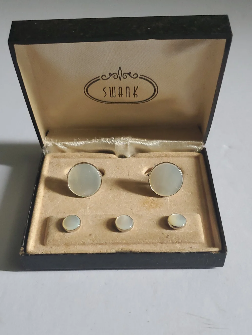 Vintage SWANK Men's Cufflink snd Stud Set